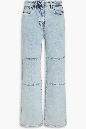REMAIN Birger Christensen Acid-wash high-rise straight-leg jeans - Blue - 26