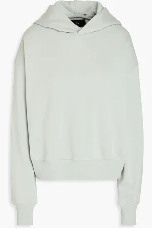Y-3 French cotton-blend terry hoodie - Gray - S
