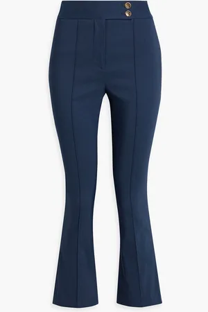 VERONICA BEARD Dell modal-blend kick-flare pants - Blue - US 2