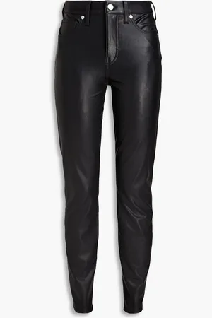 VERONICA BEARD Debbie faux stretch-leather skinny pants - - 25