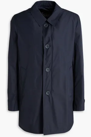 HERNO Shell coat - Blue - IT 56