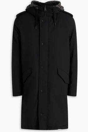 HERNO Wool-blend tweed and shell parka - - IT 50
