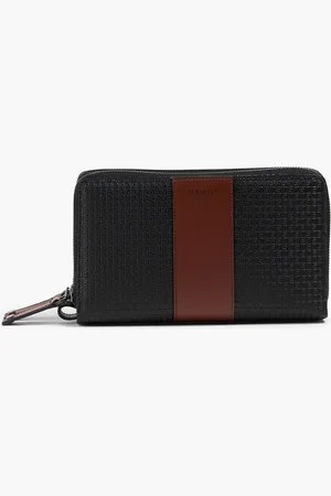 SERAPIAN Embossed coated-canvas travel wallet - - OneSize