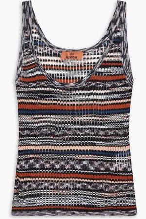 Missoni Space-dyed ribbed-knit tank - - IT 46
