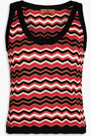 Missoni Crochet-knit cotton-blend tank - - IT 42