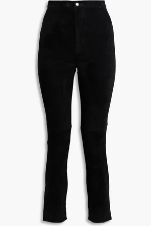 Isabel Marant Ajuliko suede slim-leg pants - - FR 40