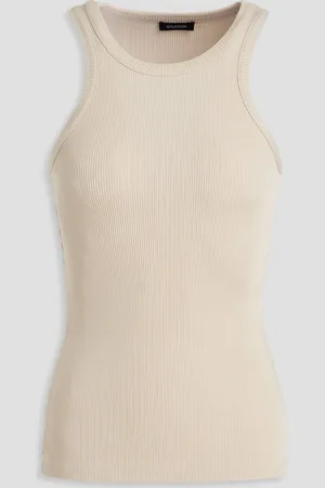 Goldsign Laurel ribbed-jersey tank - White - XS
