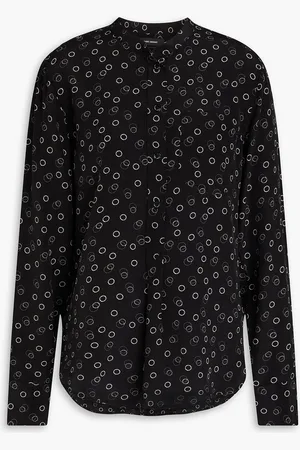 Isabel Marant Rusak printed silk crepe de chine shirt - - FR 42