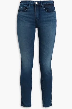 Frame Le Skinny de Jeanne mid-rise skinny jeans - Blue - 25