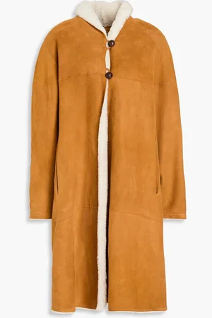 Isabel Marant Abazoe shearling coat - Brown - FR 40