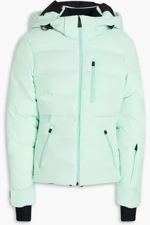 Aztech Nuke quilted hooded ski jacket - Green - IT 38