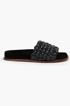 Chloé Kacey braided leather slides - - EU 35