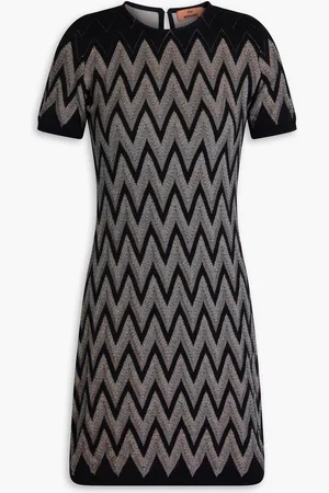 Missoni Jacquard-knit cotton-blend mini dress - - IT 44
