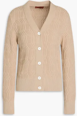 Missoni Ribbed cotton cardigan - Neutral - IT 36