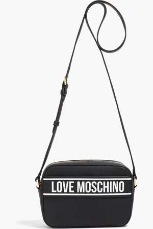 Moschino Logo-print faux leather cross-body bag - - OneSize