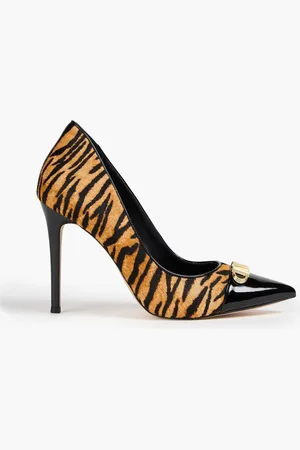 Michael Kors Parker tiger-print calf hair pumps - - US 10