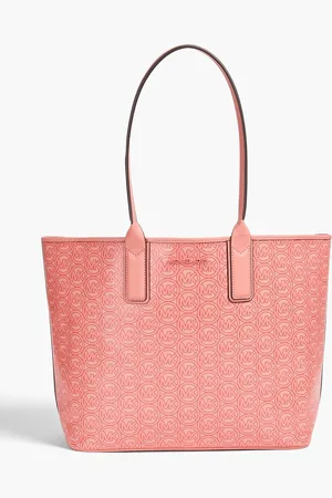 Michael Kors Jodie logo-print coated canvas tote - Orange - OneSize