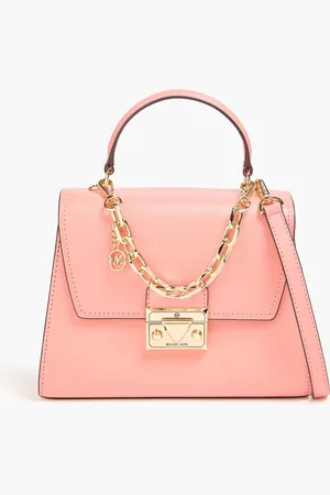 Michael Kors Serena pebbled-leather tote - Orange - OneSize
