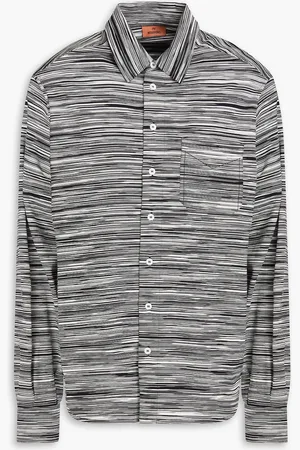 Missoni Space-dyed cotton-jersey shirt - - XL