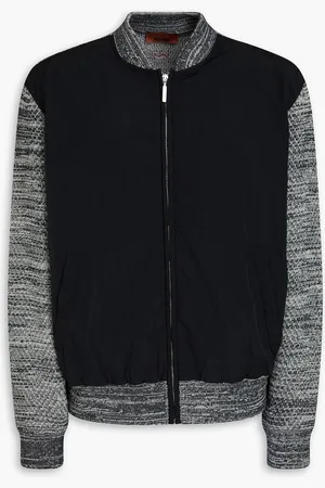 Missoni Shell-paneled crochet-knit cotton-blend jacket - - IT 48