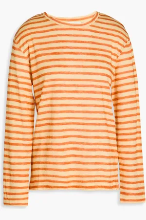 ZIMMERMANN Striped linen top - - 2