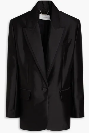 ZIMMERMANN Wool and silk-blend blazer - - 2