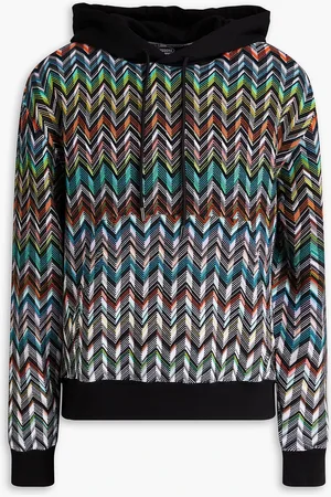 Missoni Crochet-knit cotton-blend hoodie - - M