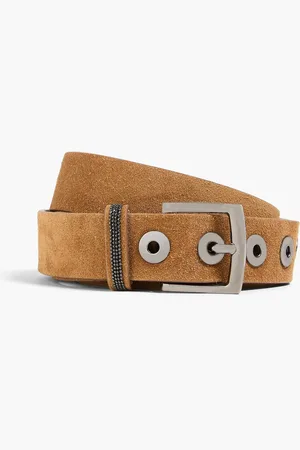 Brunello Cucinelli Suede belt - Brown - M