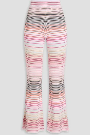 Missoni Striped cotton-blend flared pants - - IT 42