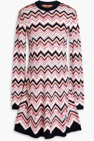Missoni Crochet-knit wool-blend mini dress - - IT 44