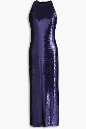 Costarellos Sequined jersey midi dress - Purple - FR 36