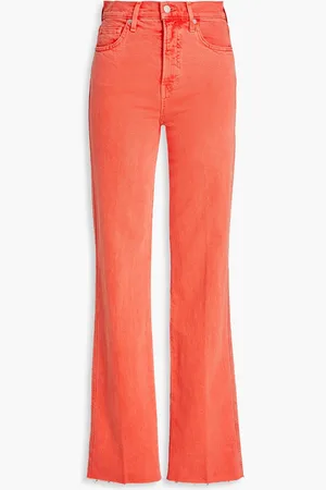 VERONICA BEARD Dylan high-rise straight-leg jeans - Orange - 25