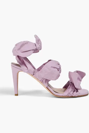 RED(V) Bow-detailed shell sandals - Purple - EU 37