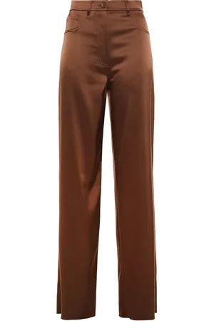 Nanushka Drew satin straight-leg pants - - L