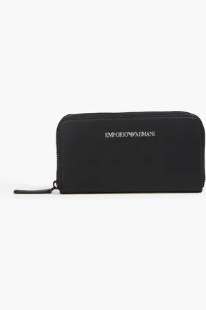 Emporio Armani Textured-leather wallet - - OneSize