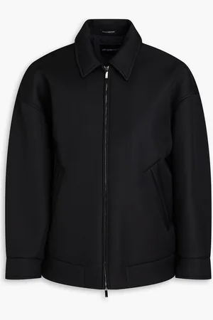 Emporio Armani Wool-blend twill jacket - - IT 54