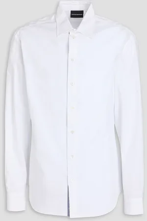 Emporio Armani Cotton-twill shirt - - S