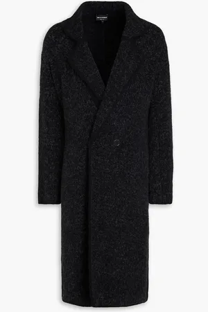Emporio Armani Double-breasted knitted coat - - M