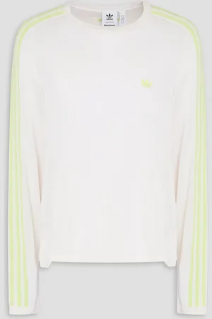 adidas Embroidered knitted sweater - White - L