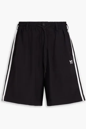 Y-3 Logo-print twill shorts - - XL