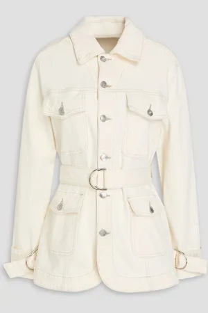 Simkhai Leora belted denim jacket - White - XS