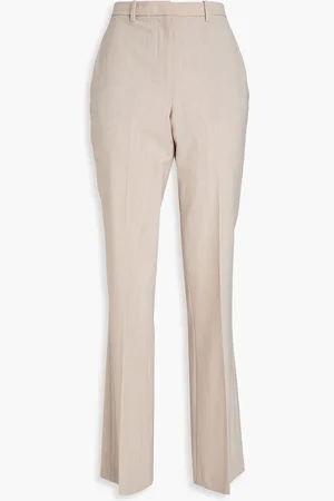 THEORY Wool-blend straight-leg pants - Neutral - US 0