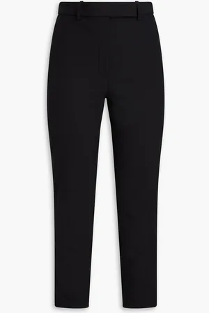THEORY Cropped cotton-blend twill tapered pants - - US 14