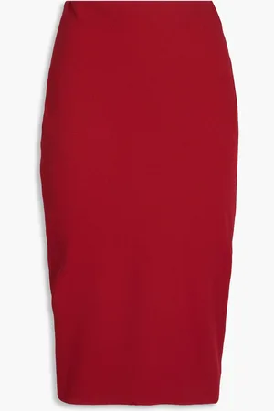 Victoria Beckham Crepe pencil skirt - - UK 12