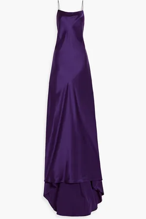 NILI LOTAN Elizabeth silk-satin gown - - XS