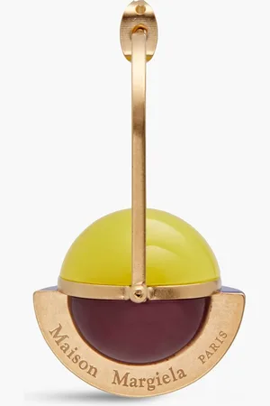 Maison Margiela Gold-tone resin earring - - OneSize
