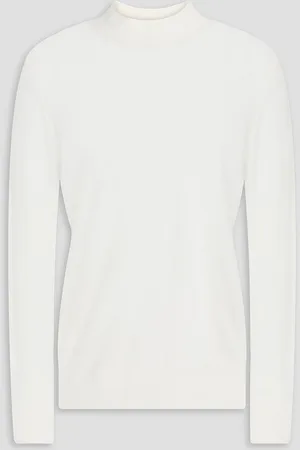 THEORY Wool-blend sweater - White - L