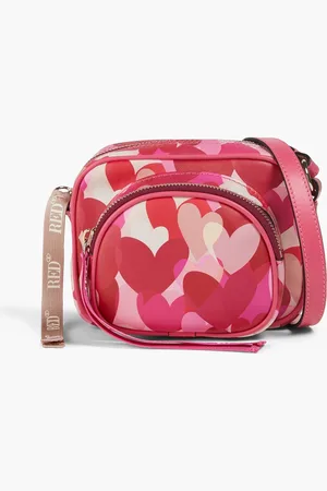 RED(V) Printed leather camera bag - - OneSize