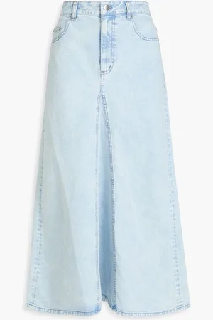 tibi Denim midi skirt - Blue - 30