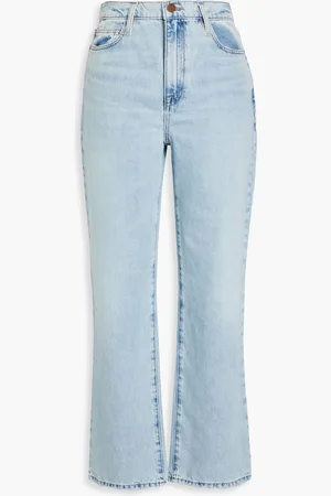 Frame High-rise straight-leg jeans - Blue - 28